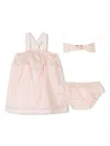 Chloé Organic Cotton Dress Set In Pink