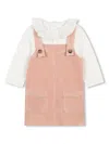 Chloé Organic Cotton Dress Set In Pink