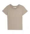 Chloé Organic Cotton Logo T-shirt In Brown