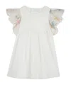 Chloé Organic Cotton Short Sleeve Dress In White