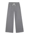 Chloé Organic-cotton Track Pants In Gray