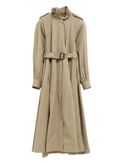 CHLOÉ ORGANIC-COTTON TRENCH COAT