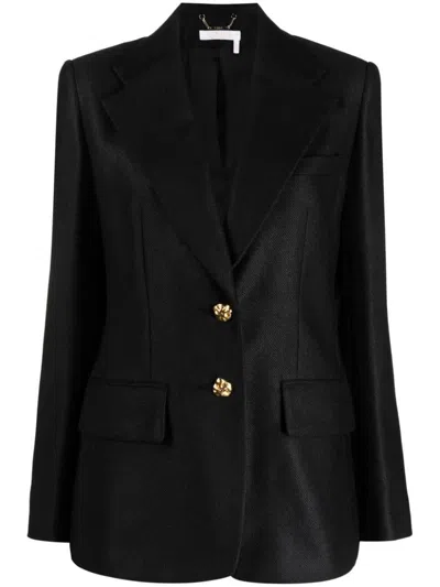 Chloé Outerwear In Black