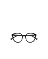 Chloé Oval Frame Glasses In Black
