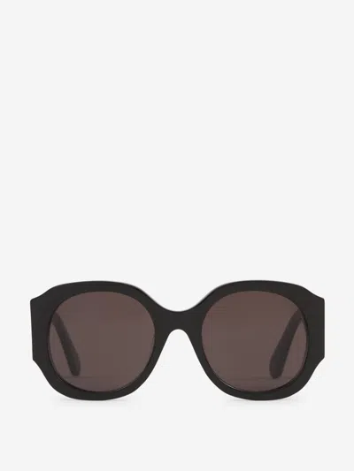 Chloé Oval Sunglasses In Negre