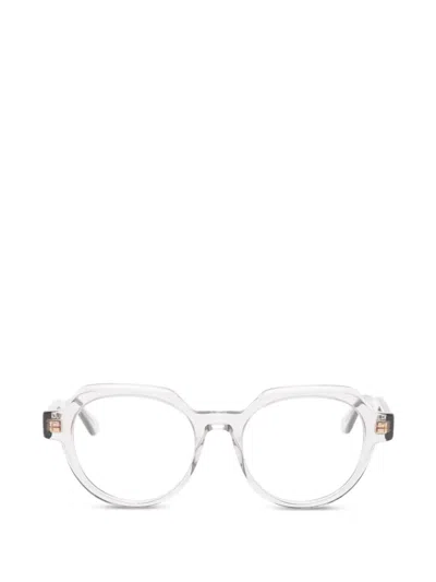 Chloé Oval-frame Glasses In Transparent