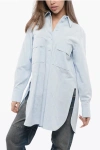 Chloé Over Embroidered Shirt With Button-down Collar