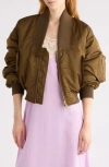 Chloé Over Turtleneck Pullover With Side Splits In Brown