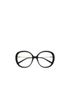 Chloé Logo Marking Flat Light Mirror In Black