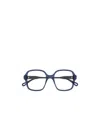 Chloé Oversize Frame Glasses In Blue