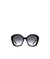 Chloé Oversize Frame Sunglasses In Black