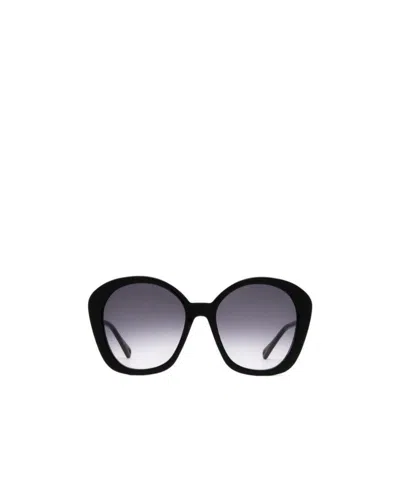 Chloé Oversize Frame Sunglasses In Black