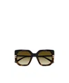 Chloé Oversize-frame Sunglasses In Brown