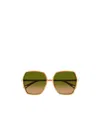 Chloé Oversize-frame Sunglasses In Brown