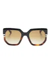 Chloé Sonnenbrille Mit Oversized-gestell In Schwarz