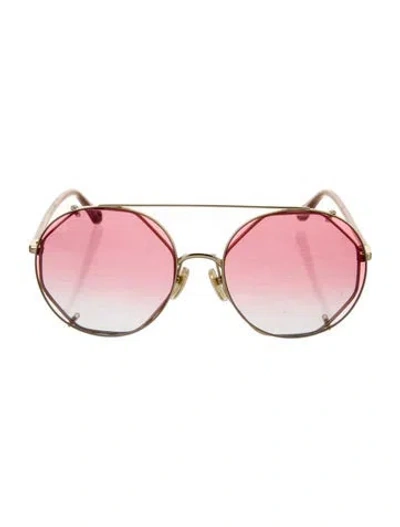 Pre-owned Chloé Oversize Gradient Sunglasses