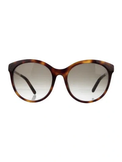 Pre-owned Chloé Oversize Gradient Sunglasses In Brown