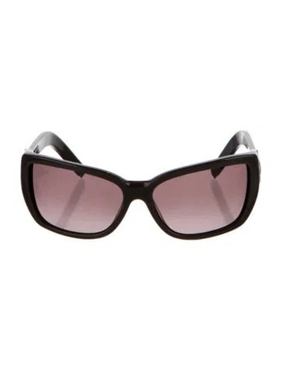 Pre-owned Chloé Oversize Gradient Sunglasses In Gray