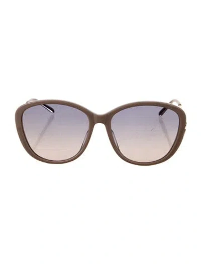 Pre-owned Chloé Oversize Gradient Sunglasses In Neutral