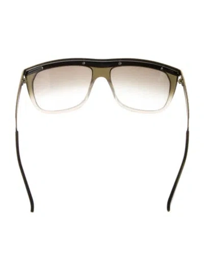 Pre-owned Chloé Oversize Gradient Sunglasses In Neutral