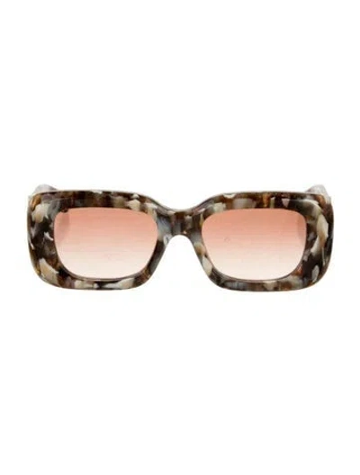 Pre-owned Chloé Oversize Gradient Sunglasses W/ Tags In Neutral