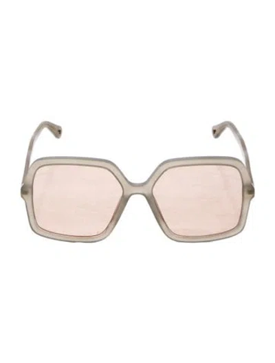 Pre-owned Chloé Oversize Mirrored Sunglasses