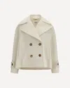 Chloé Oversize Short Coat In White