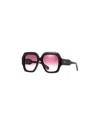 Chloé Oversize Square-frame Sunglasses In Black