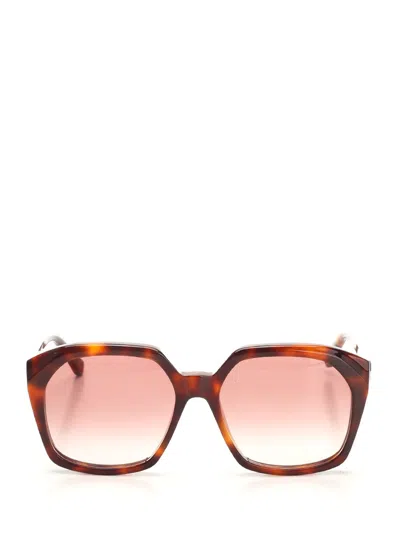Chloé Oversize Sunglasses In Brown