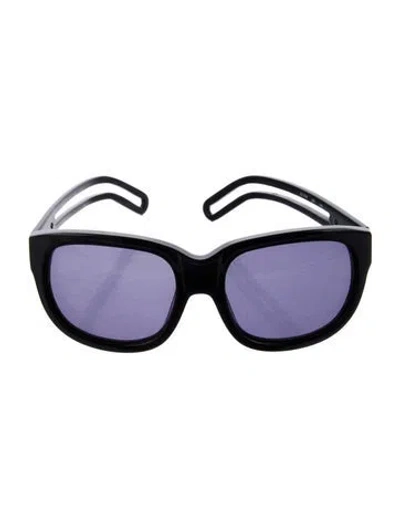 Pre-owned Chloé Oversize Tinted Sunglasses In Black
