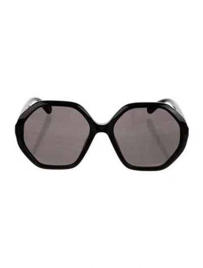 Pre-owned Chloé Oversize Tinted Sunglasses In Black