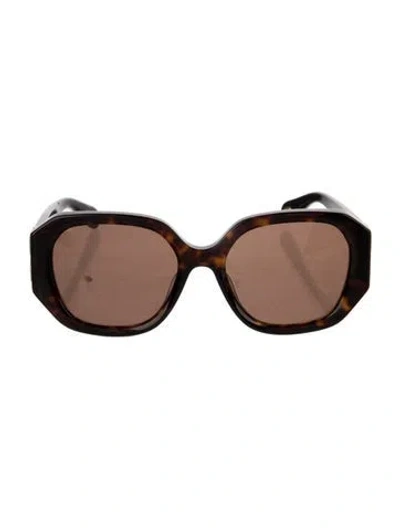 Pre-owned Chloé Oversize Tinted Sunglasses In Brown