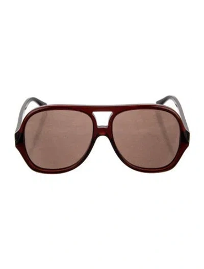 Pre-owned Chloé Oversize Tinted Sunglasses In Multi