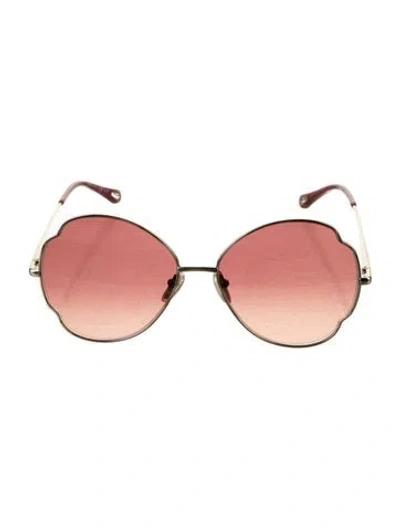 Pre-owned Chloé Oversize Tinted Sunglasses W/ Tags In Multi