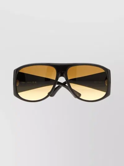 Chloé Oversized Acetate Sunglasses Tinted Lenses In Black