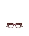 Chloé Oversized Cat Eye-frame Glasses In Brown