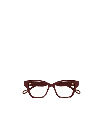 Chloé Oversized Cat Eye-frame Glasses In Brown