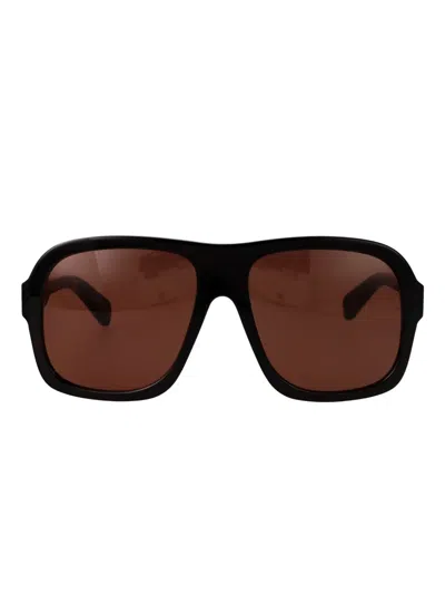 Chloé Oversized-frame Sunglasses In Brown