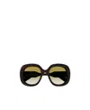 Chloé Oversized-frame Sunglasses In Black