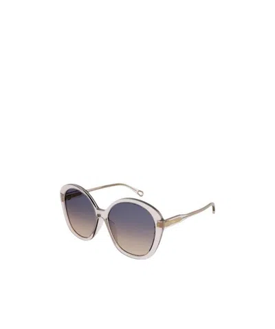 Chloé Oversized-frame Sunglasses In Gray
