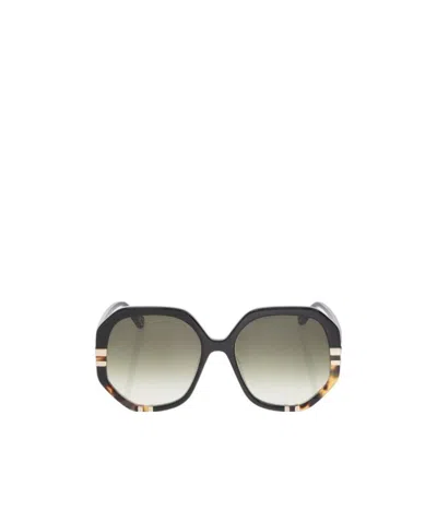 CHLOÉ CHLOÉ EYEWEAR OVERSIZED FRAME SUNGLASSES