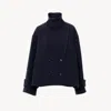 Chloé Oversized Short Coat In Wool