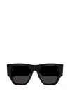 Chloé Oversized Square-frame Sunglasses In 001 Black Black Grey