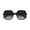 Chloé Oversized Square Sunglasses With Gradient Lenses In Black