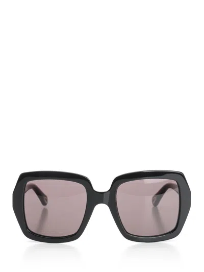 Chloé Oversized Sun Glasses Black