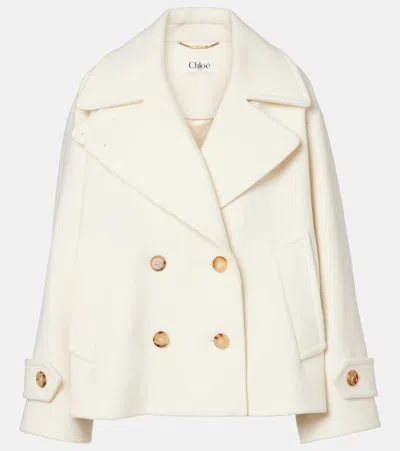 CHLOÉ CHLOÉ OVERSIZED WOOL-BLEND COAT