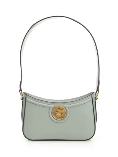 Chloé P989 - Horse Medal Shoulder Bags Green