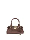 Chloé Women Crafty Brown Paddington Shoulder Bag In Multi