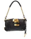 Chloé Chloe Women Black Leather Small Paddington Shoulder Bag In Black