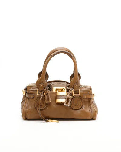 Chloé Paddington Bag In Brown
